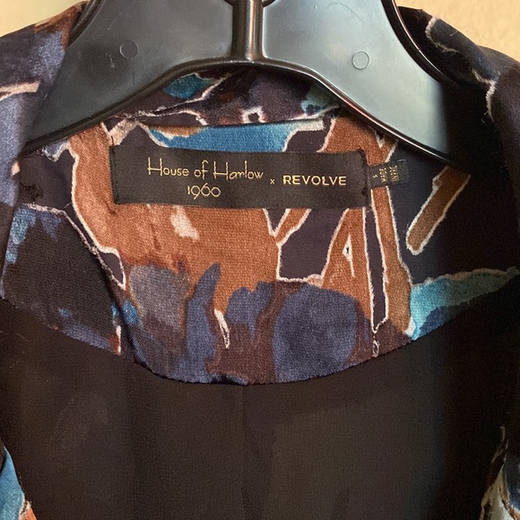 House of Harlow 1960 x Revolve Didi Silk Blend Blouse - Picture 3 of 8